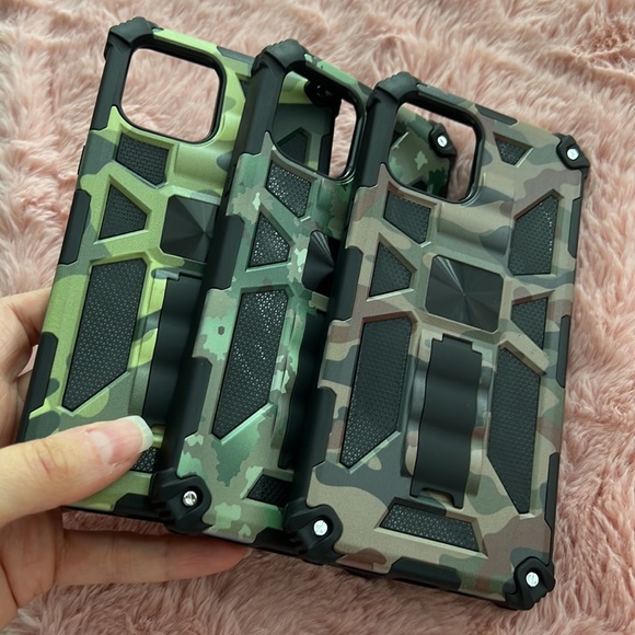 For iPhone 12 Pro Max armor camo phone case cover